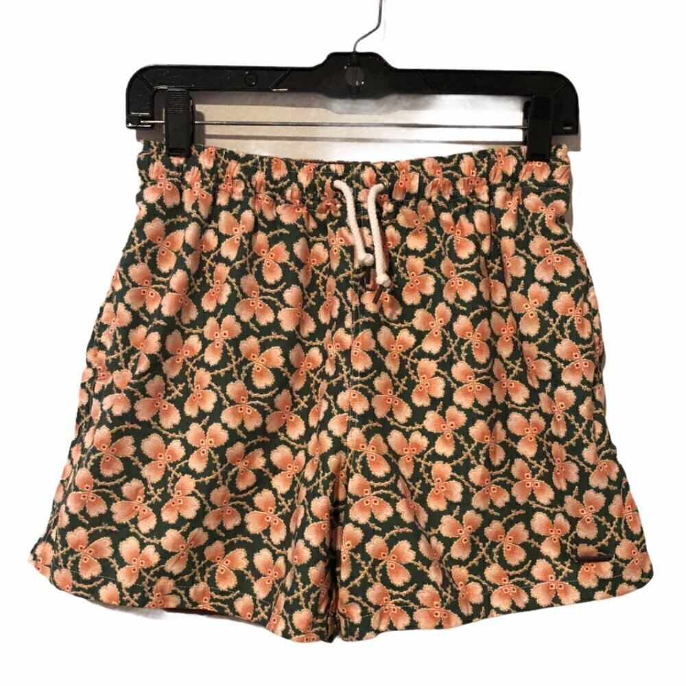 Parke & Ronen Floral Print Swim Trunks